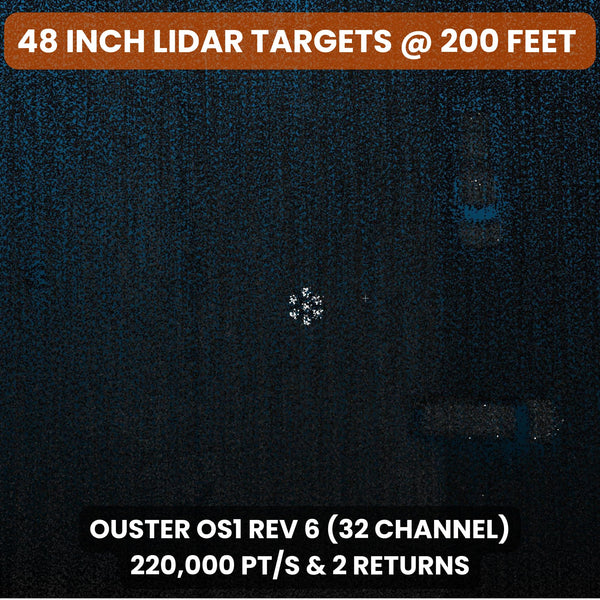 Sky High Bull's-Eye 48” XL LiDAR Ground Control Point GCP - UAV Aerial Target for LiDAR Mapping & Surveying (6 Pack) Retro-Reflective Black Hexagon with Center Eyelet for Mapping & Photogrammetry